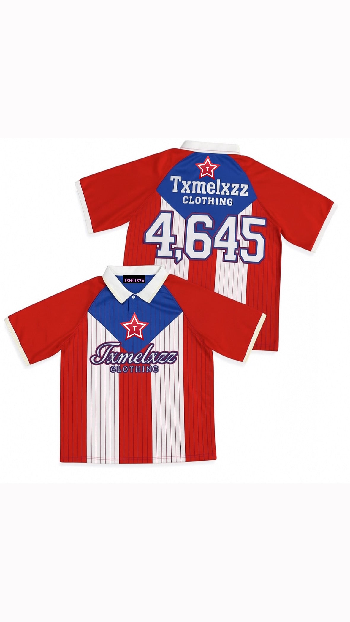 Txmelxzz 4645 Soccer Jersey